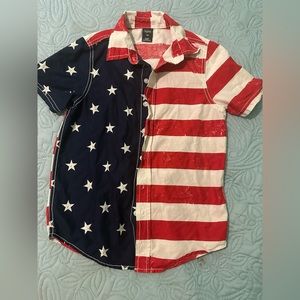 Boy’s American flag shirt